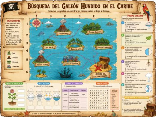 Búsqueda del Galeón Hundido en el Caribe