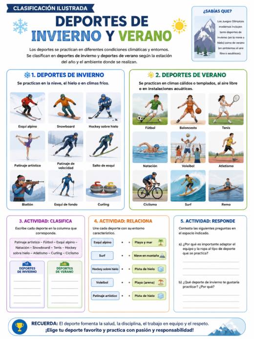 Deportes de Invierno y Verano