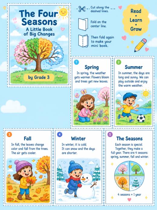 Mini Reading Booklet