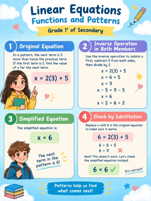 Step-by-Step Equations Template