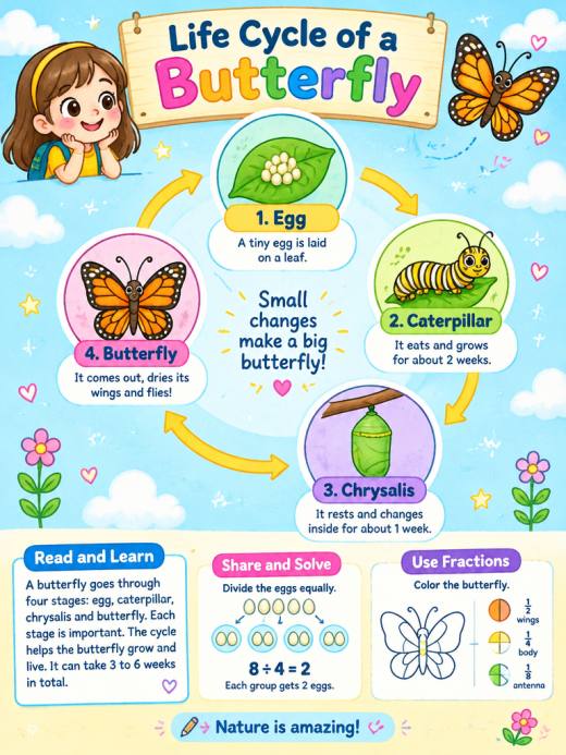 Life Cycle of a Butterfly