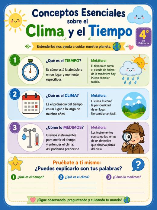 Conceptos Esenciales sobre el Clima y el Tiempo