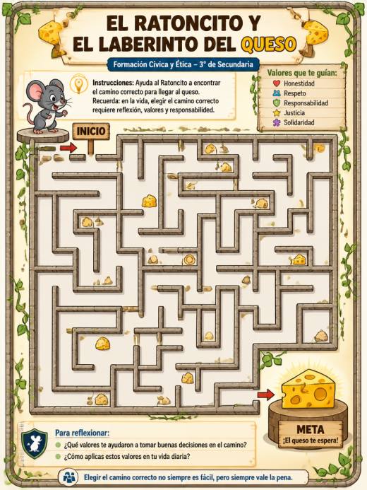 El Ratoncito y el Laberinto del Queso