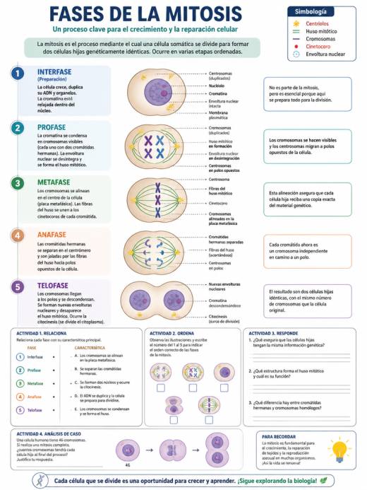 Fases de la Mitosis