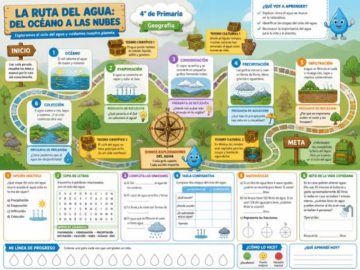 La Ruta del Agua: Del Océano a las Nubes