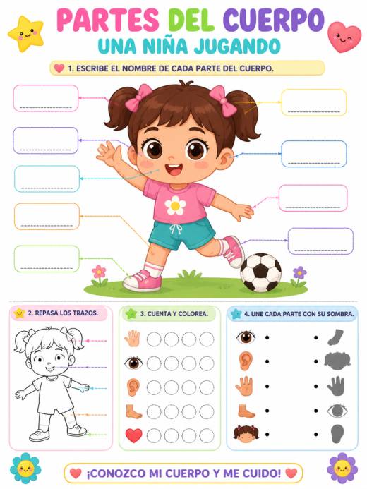 Una Niña Jugando