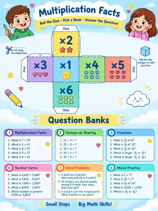 Dice-and-Questions Game