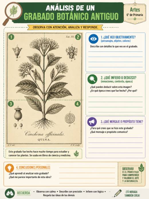 Análisis de un Grabado Botánico Antiguo