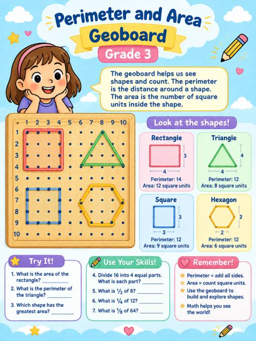 Printable Geoboard