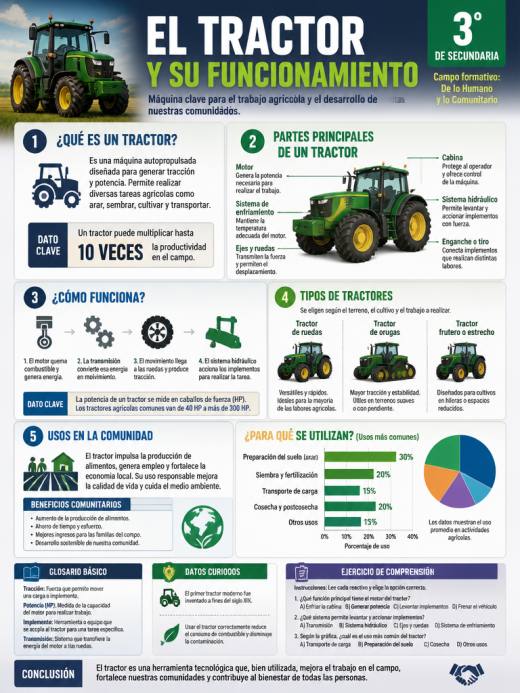 El tractor y su funcionamiento