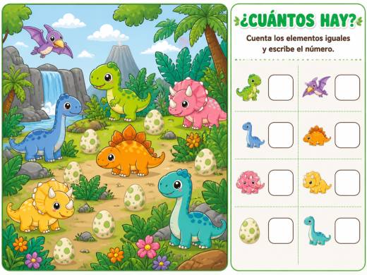 Dinosaurios Bebé en la Selva