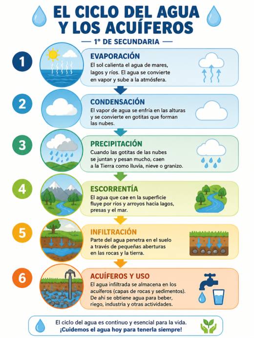 El Ciclo del Agua y los Acuíferos