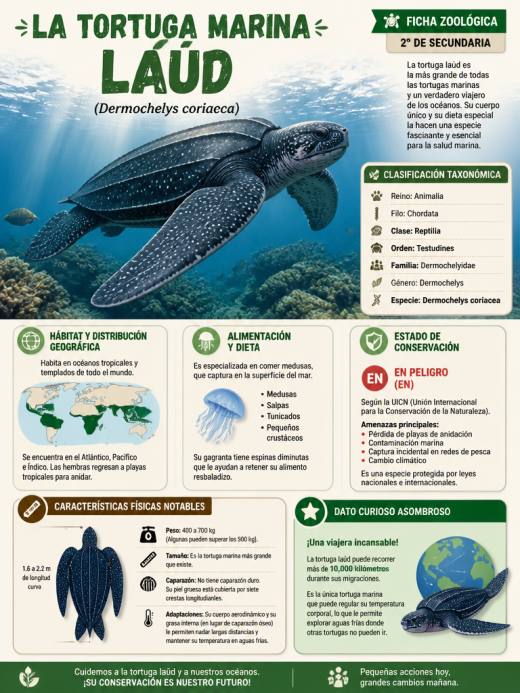 La Tortuga Marina Laúd