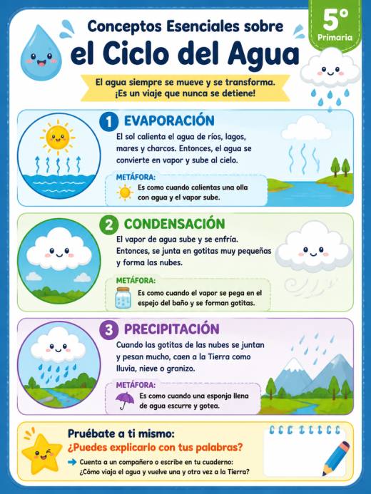 Conceptos Esenciales sobre el Ciclo del Agua