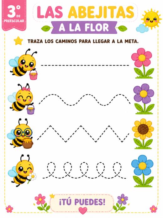 Las Abejitas a la Flor