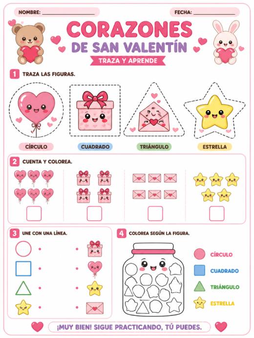 Corazones de San Valentín