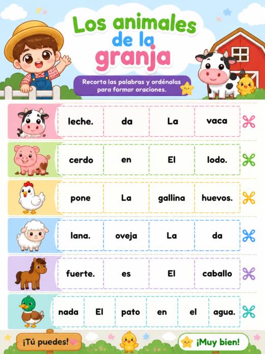 Los animales de la granja