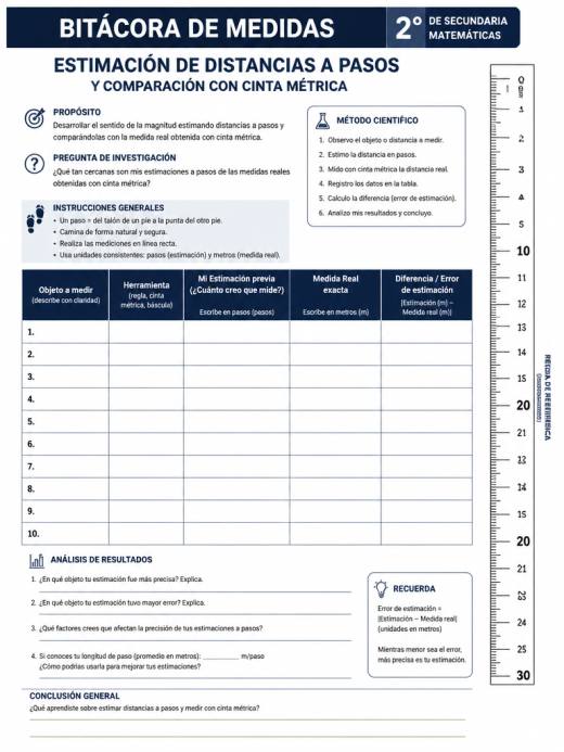 Estimación de distancias a pasos y comparación con cinta métrica