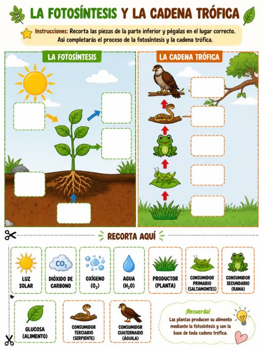 La Fotosíntesis y la Cadena Trófica