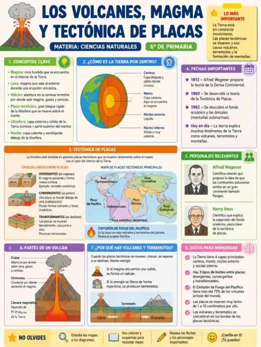 Los Volcanes, Magma y Tectónica de Placas