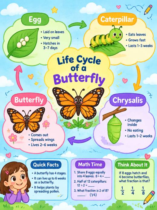 Life Cycle of a Butterfly