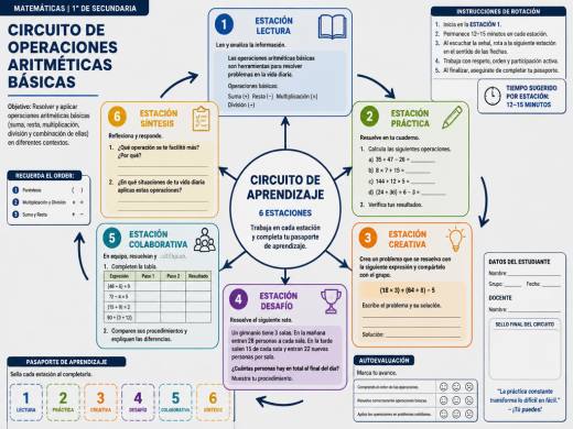Circuito de Operaciones Aritméticas Básicas