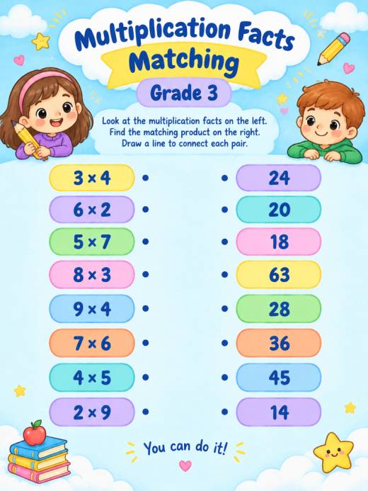 Multiplication Facts
