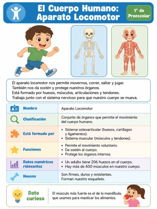 El Cuerpo Humano: Aparato Locomotor
