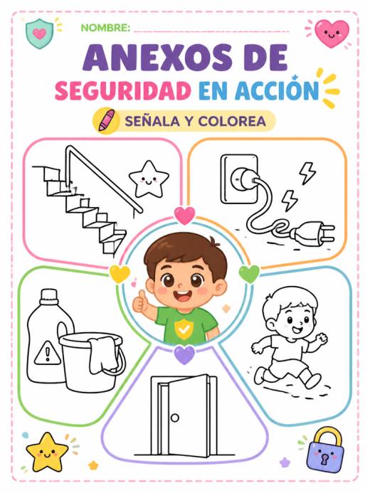 Anexos de Seguridad en acción (3° de Preescolar)