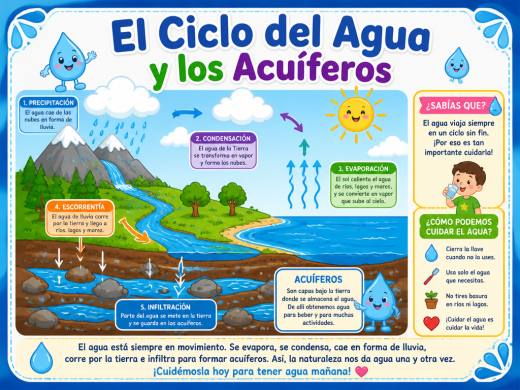 El Ciclo del Agua y los Acuíferos