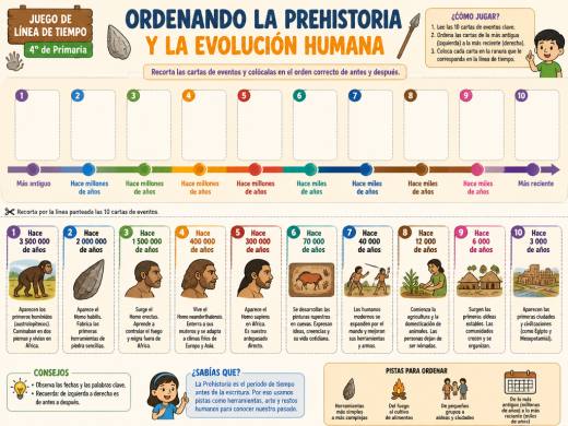 Ordenando la Prehistoria y la Evolución Humana