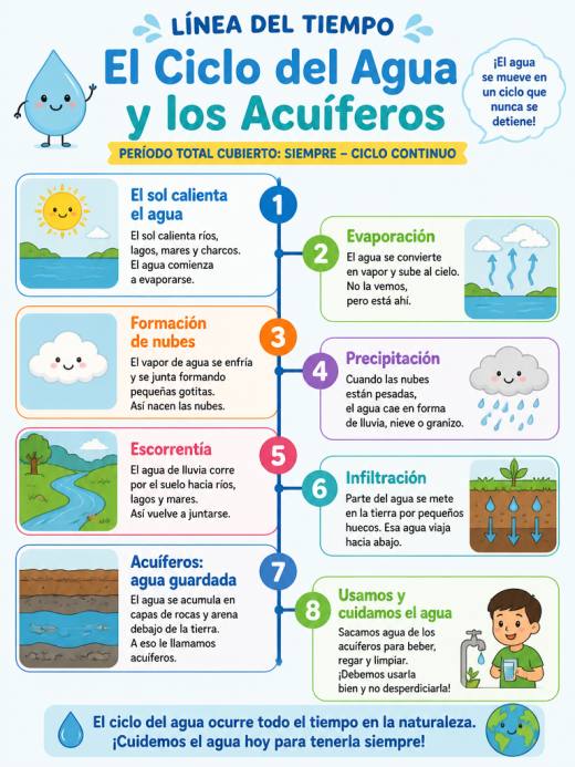 El Ciclo del Agua y los Acuíferos