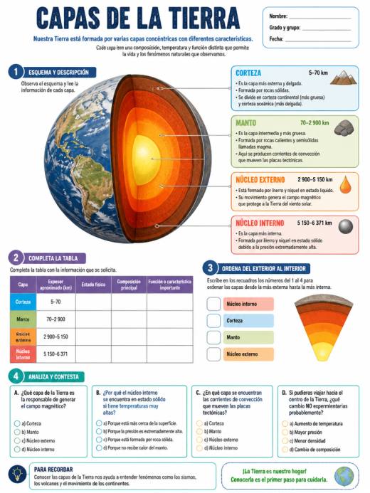 Capas de la Tierra