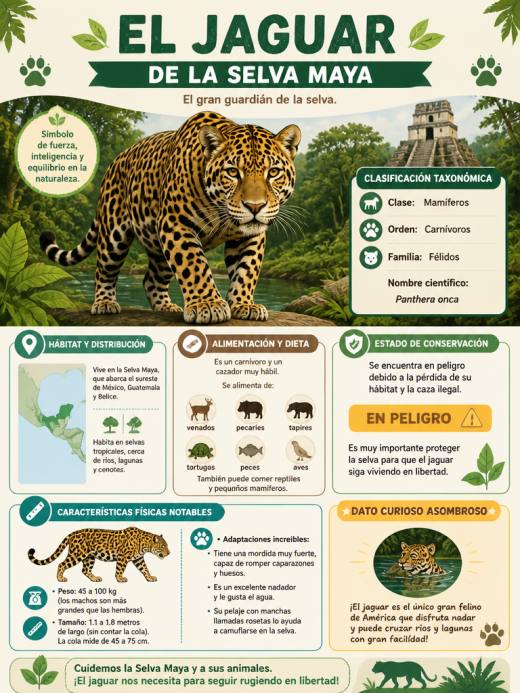 El Jaguar de la Selva Maya