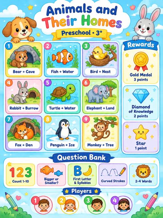 Questions & Rewards Board