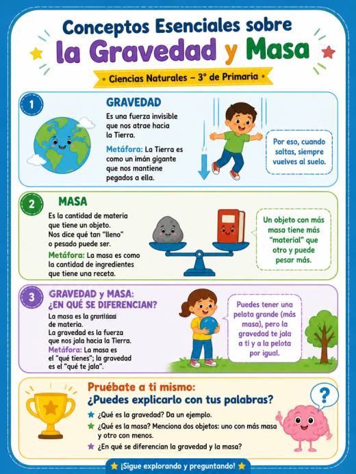 Conceptos Esenciales sobre la Gravedad y Masa