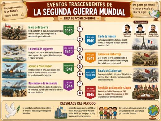 Eventos Trascendentes de la Segunda Guerra Mundial