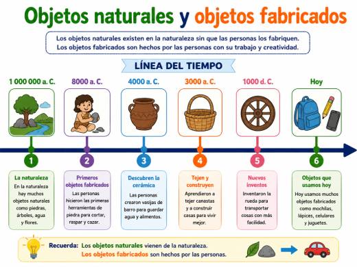 Objetos naturales y objetos fabricados