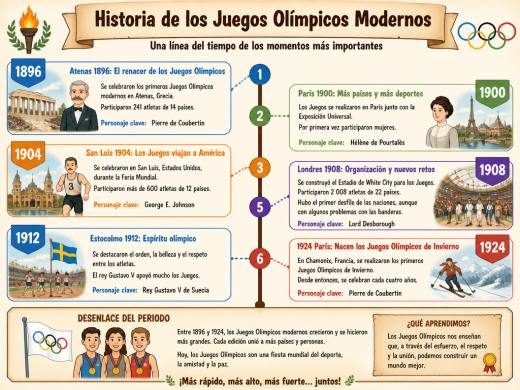 Historia de los Juegos Olímpicos Modernos
