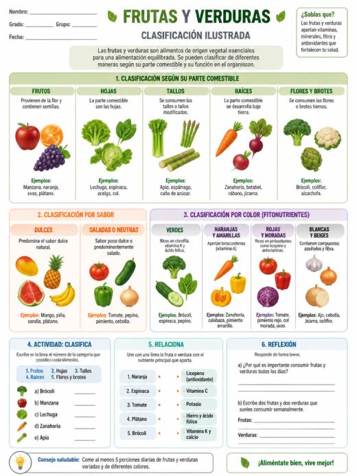 Frutas y Verduras