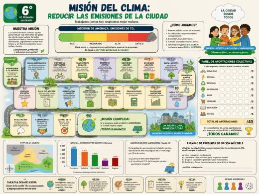 Misión del Clima: Reducir las Emisiones de la Ciudad