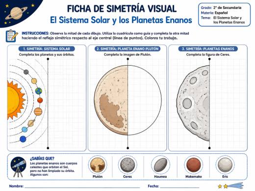 El Sistema Solar y los Planetas Enanos