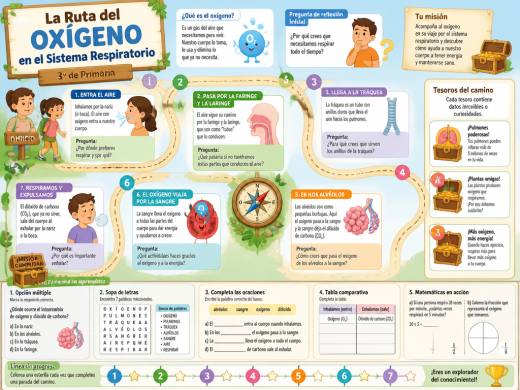 La Ruta del Oxígeno en el Sistema Respiratorio