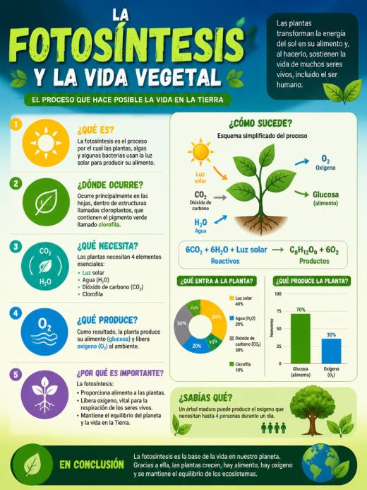 La Fotosíntesis y la Vida Vegetal