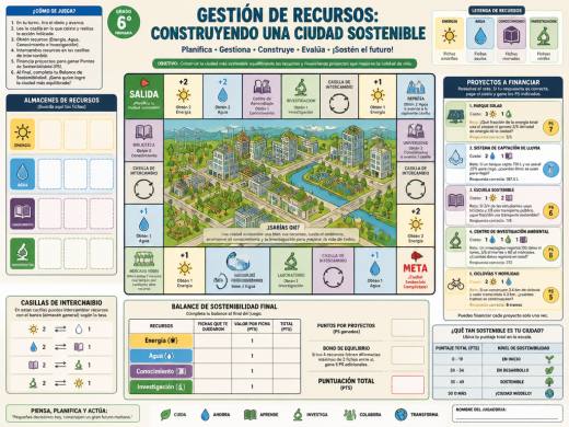 Gestión de Recursos: Construyendo una Ciudad Sostenible