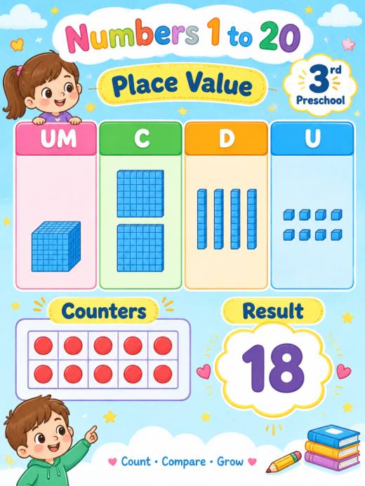 Numbers 1 to 20
