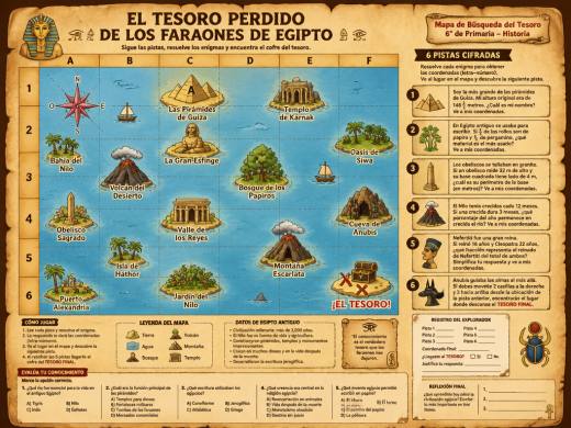El Tesoro Perdido de los Faraones de Egipto