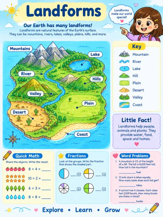 Educational Geographic Map