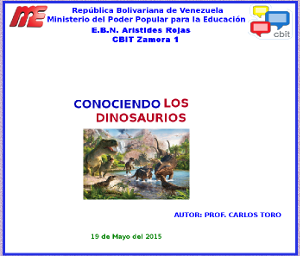 Conociendo los dinosaurios