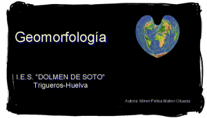 Geomorfología